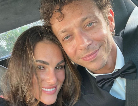 Valentino Rossi attended Luca Marini’s wedding photos then got back on a bike