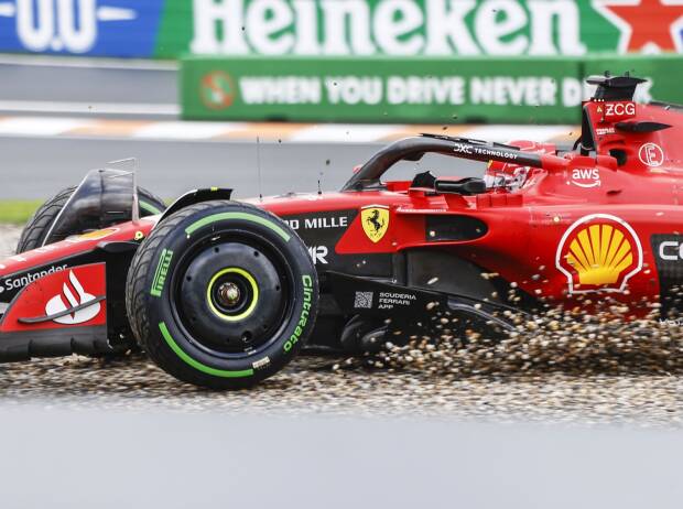 Zoff am Ferrari-Boxenfunk – und dann crasht Leclerc!
