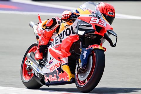 Pictured: Marc Marquez tries new Honda fairing