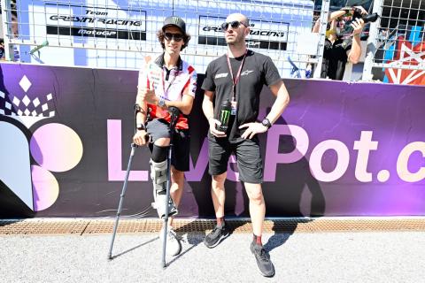 Honda deliver Alex Rins update on his broken leg