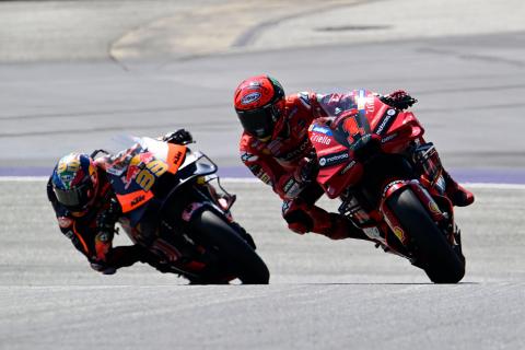Bagnaia: Tyre pressure limits “make the race a bit less intense”