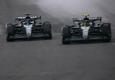 Mercedes explain why Hamilton and Russell ‘tripped over each other’ at Spa Mercedes explain why Hamilton and Russell ‘tripped over each other’ at Spa