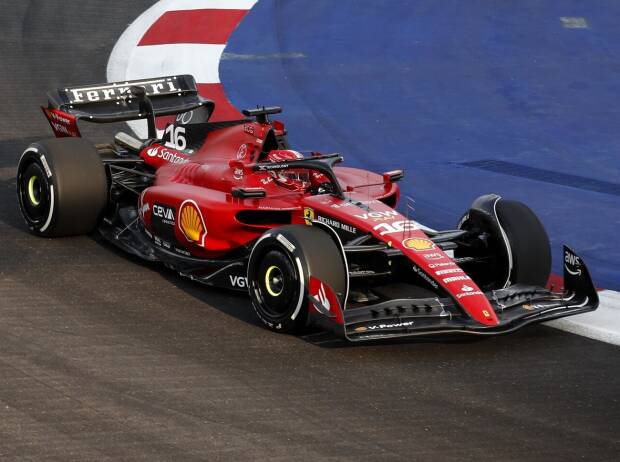 Leclerc vor Sainz: Ferrari im ersten Singapur-Training überraschend voran