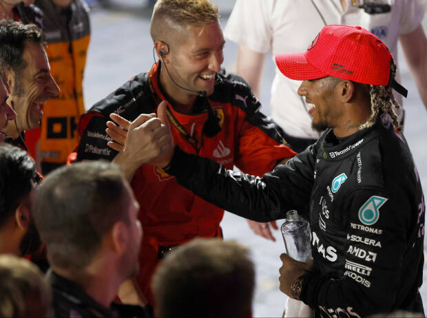 Hamiltons Singapur-Podium: Hat keiner von Mercedes mitgefeiert?