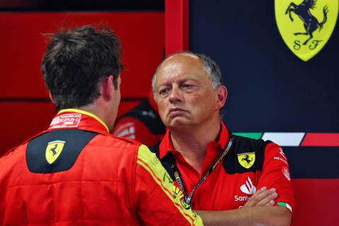 Leclerc & Vasseur offer differing views on Ferrari’s slipstream strategy