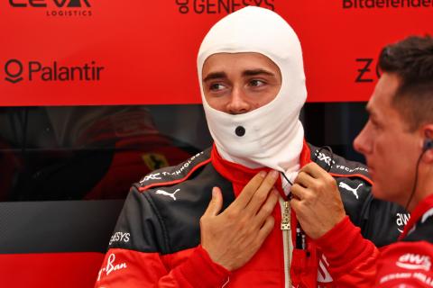 Leclerc fastest in Singapore as lizards interrupt track action in FP1