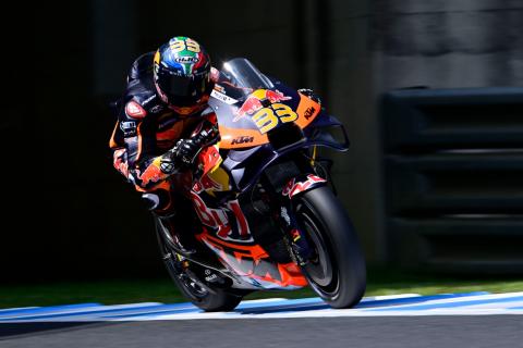 Brad Binder fastest in second practice after destroying Motegi lap record