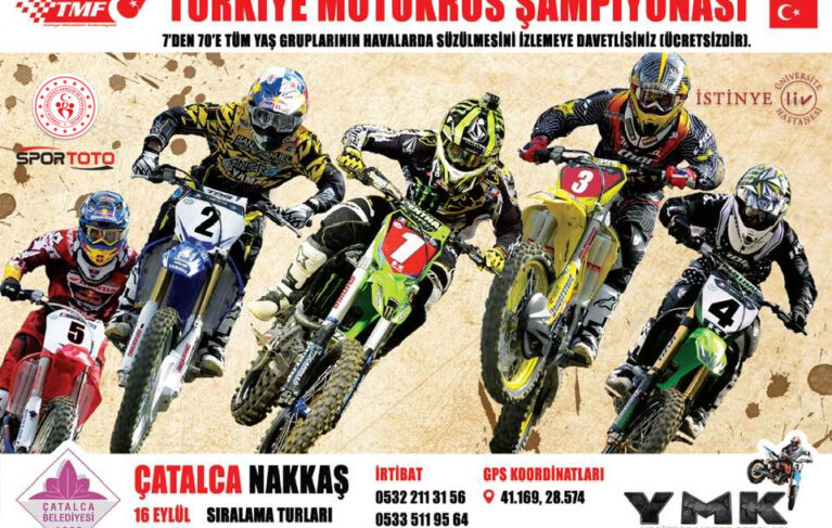 Motokros Şampiyonası Çatalca’da Düzenlenecek