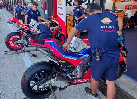 FIRST LOOK: MotoGP bikes on display at Misano test