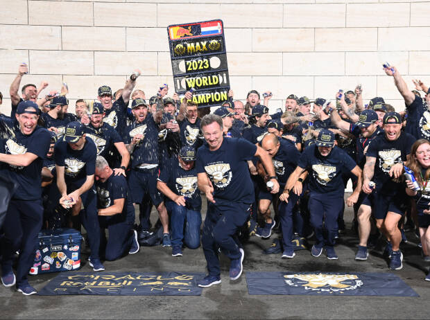 Aus Angst vor FIA-Strafe: Red Bull feiert WM nicht vor der eigenen Box!