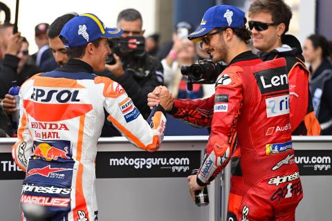 Bagnaia ‘will be happy if Marquez comes to Ducati, a rival like him is great’