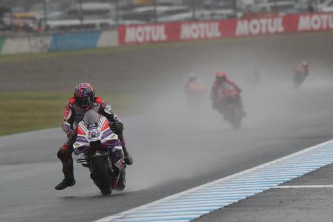 Martin wins red-flagged Japanese MotoGP ahead of title rival Bagnaia