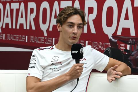 Russell takes blame for P2 not being “sewn up already” for Mercedes