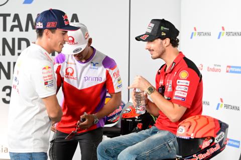 Marc Marquez may “embarrass factory riders” | Bagnaia told “don’t poke the bear”