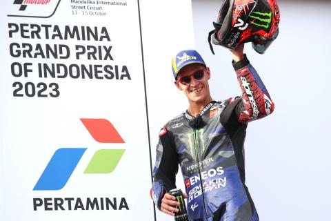 Fabio Quartararo: Mandalika podium ‘the best of the year’