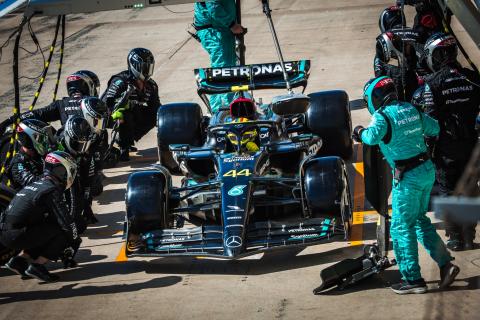 Mercedes vow to improve tardy F1 pit stops that cost Hamilton