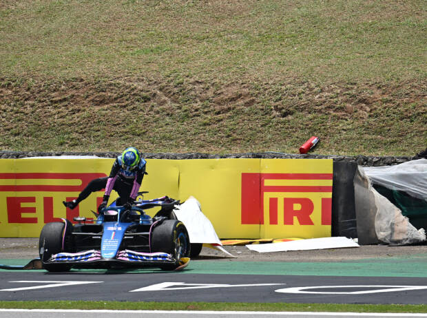 Esteban Ocon: War keine Garantie, dass das Auto für Sprint repariert sein würde