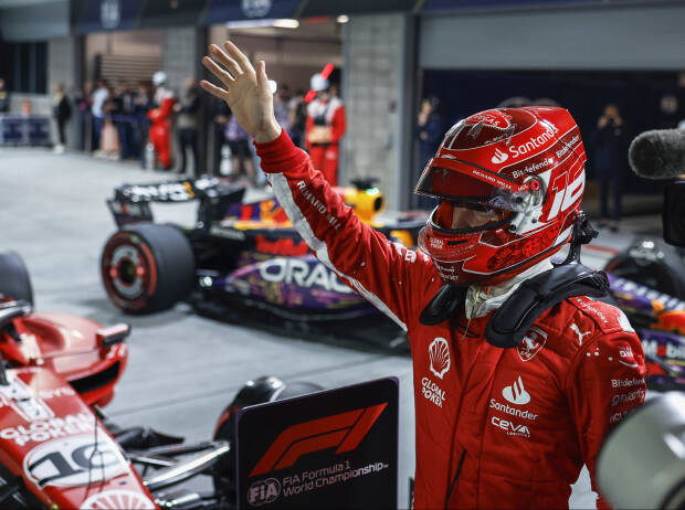 Leclerc auf Pole in Las Vegas: Macht er es wie Sainz in Singapur?