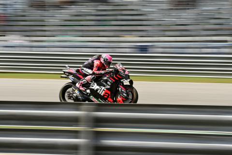 A fiery start for Aleix Espargaro at Sepang