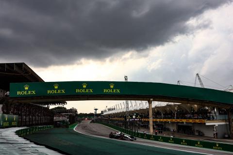 Grandstand roof collapses after 'scary' storm batters Interlagos