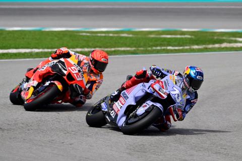 Alex Marquez fastest as Aleix Espargaro suffers three falls in Practice 2