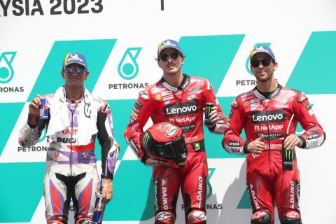 Tardozzi: Martin, Bastianini swap? “The riders belong to Ducati”