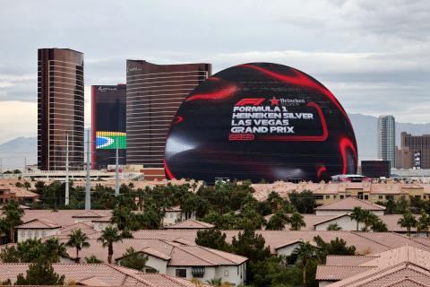 How Sphere will be used at F1 Las Vegas GP – and the three colours banned