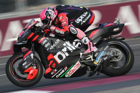 Aleix Espargaro serves grid penalty then retires early from Qatar MotoGP