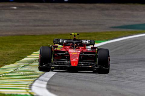 Sainz tops sole Sao Paulo practice as Norris and Hulkenberg collide