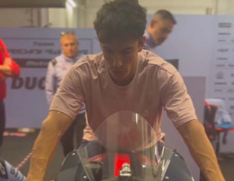 FIRST LOOK: Marc Marquez on a Ducati, Luca Marini at Honda, Acosta in MotoGP