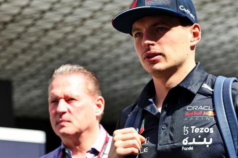 Jos Verstappen admits the one time he hit young son Max on his helmet