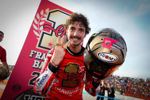 ‘Without pressure you can’t enjoy’ – Bagnaia thanks Martin for 2023 title fight