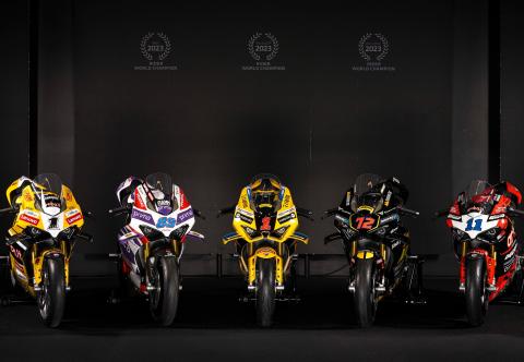 Ducati reveals Bagnaia, Martin, Bezzecchi racing replicas