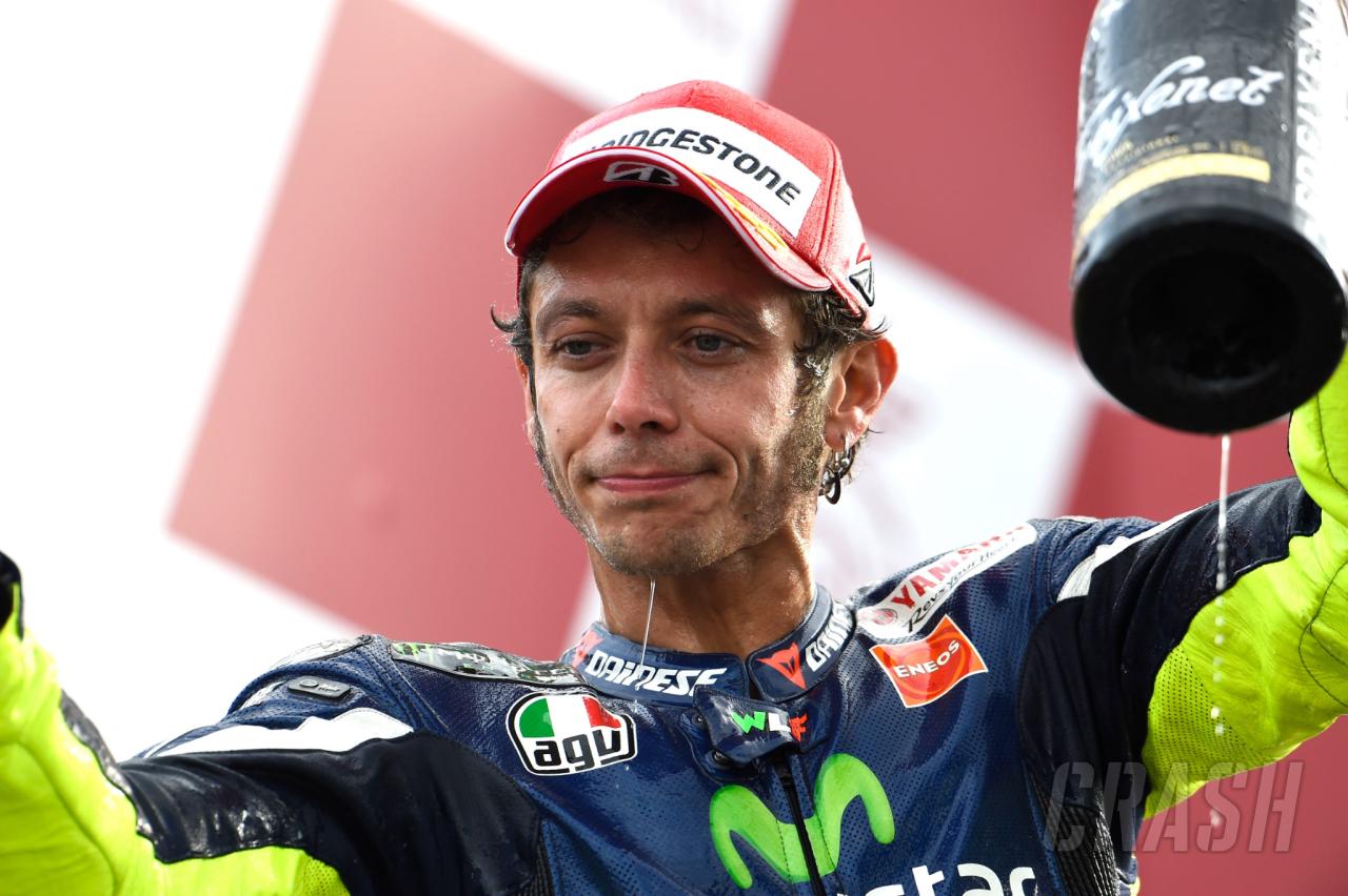 The current MotoGP rider who shares a key attribute with a prime Valentino Rossi