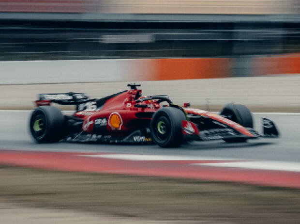 Zwei Leclercs und ein Sainz: Ferrari absolviert zwei Testtage in Barcelona