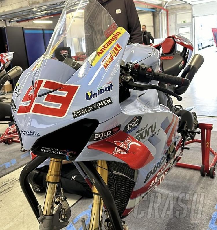 Marc Marquez to test a Ducati Panigale V4 R today