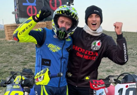 Valentino Rossi and Luca Marini win the 100km of Champions Valentino Rossi and Luca Marini win the 100km of Champions
