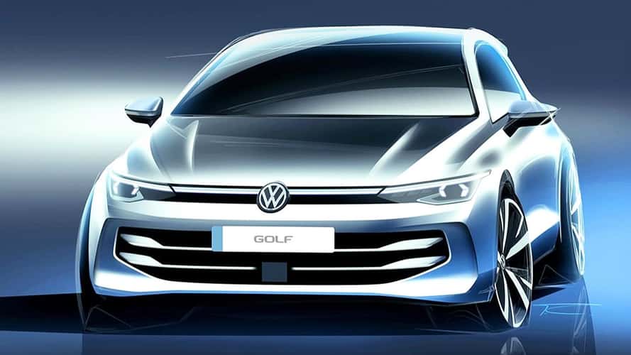 Volkswagen, yeni Golf’ün eskiz çizimlerini yayınladı