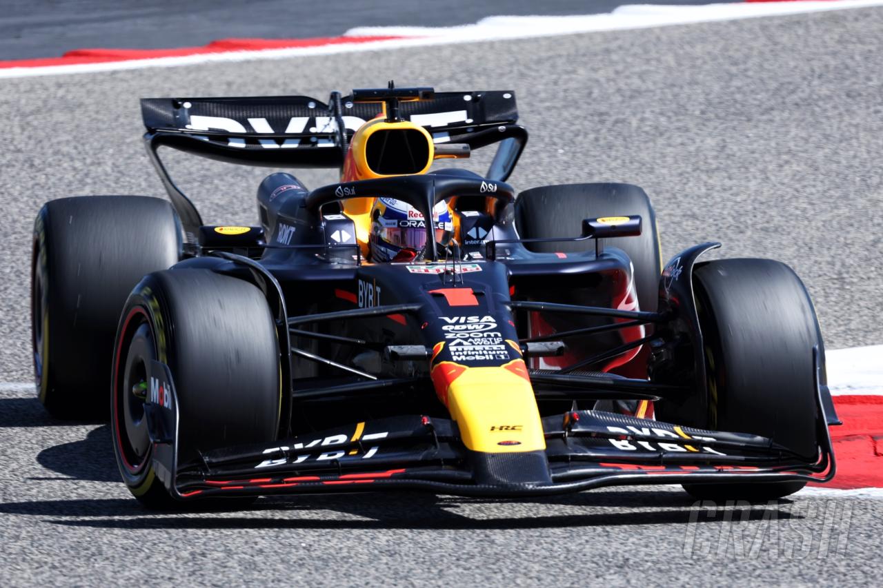 Max Verstappen heads Charles Leclerc on first morning of 2024 F1 testing in Bahrain