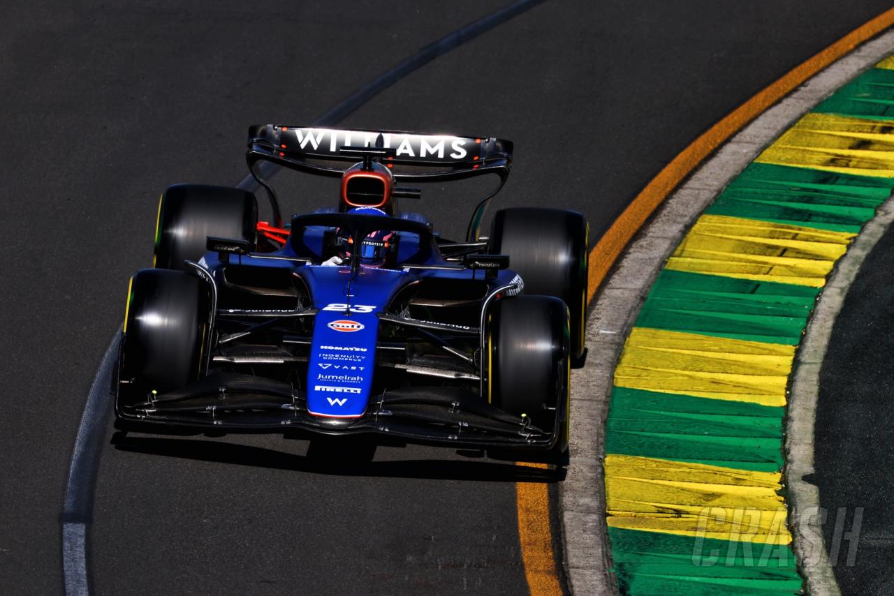 Alex Albon ruled out of FP2 following major shunt in first Australian GP practice