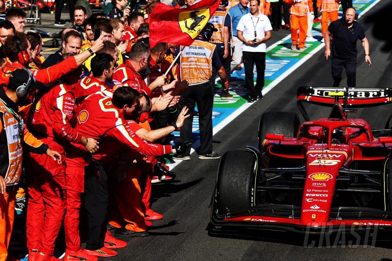 Carlos Sainz capitalises on Max Verstappen DNF for Australia win after surgery