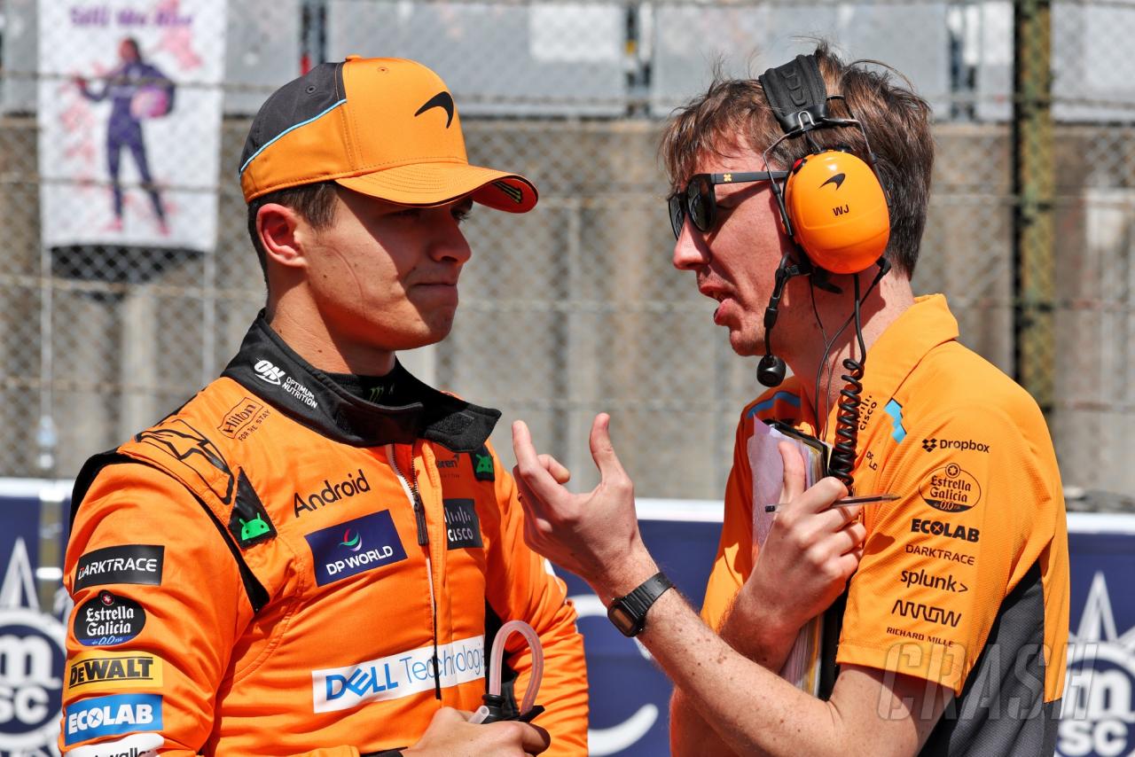 Lando Norris questions McLaren pit stop call after ‘fighting a losing battle’