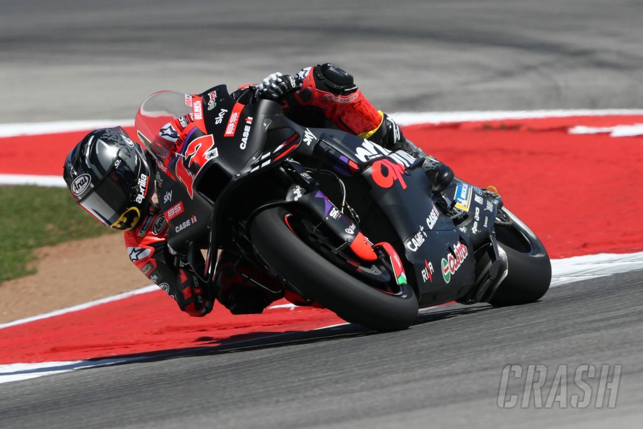 Maverick Vinales wins the Americas MotoGP sprint, Francesco Bagnaia eighth