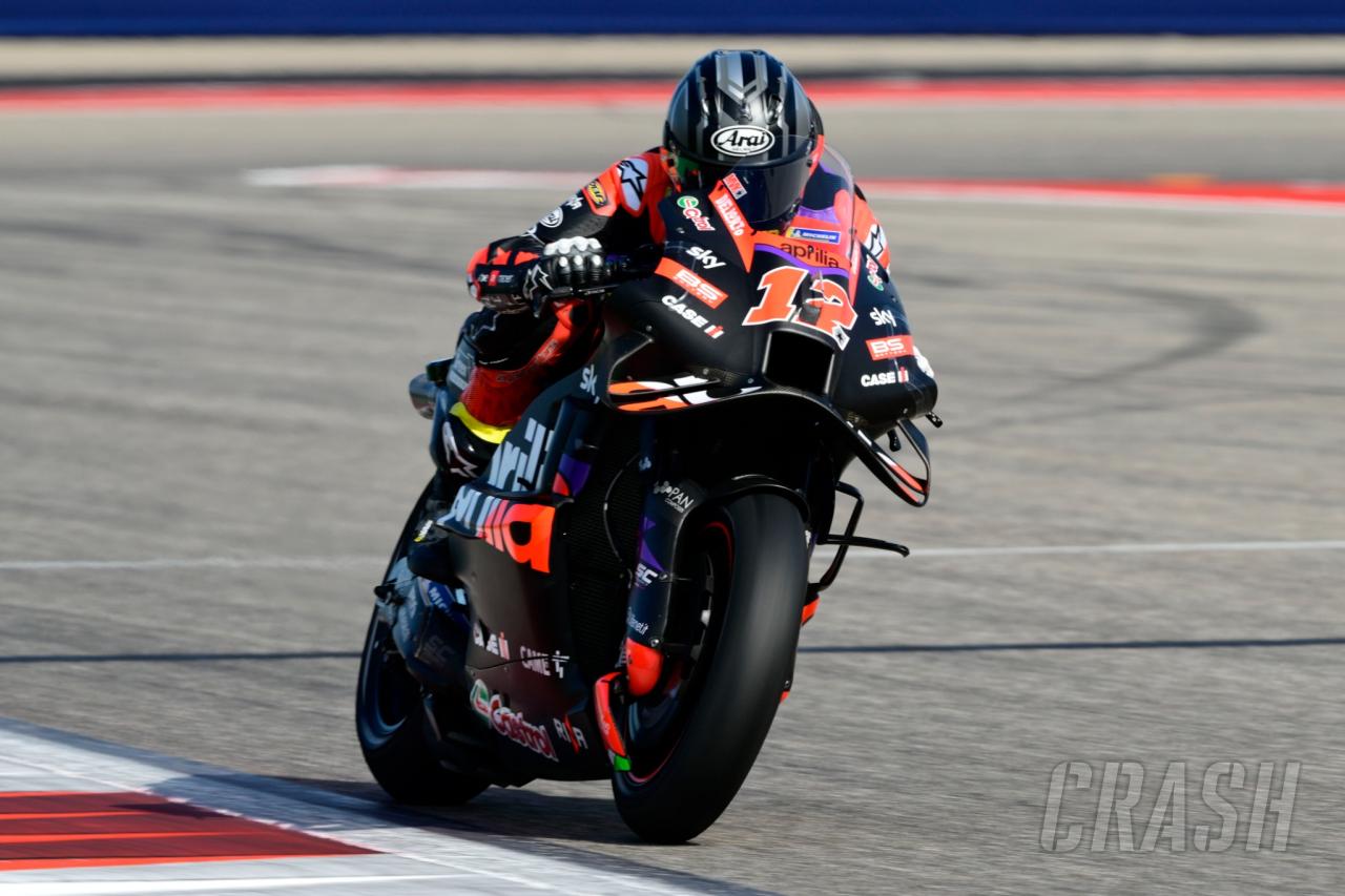 Maverick Vinales stuns the opposition with lap record, Jorge Martin crashes twice in Q2