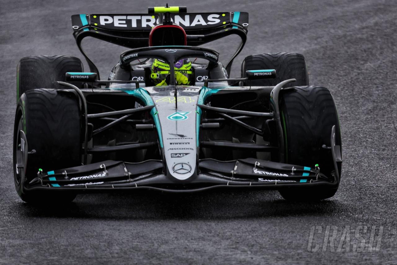 Lewis Hamilton joy as Mercedes F1 car “came alive” in wet sprint qualifying