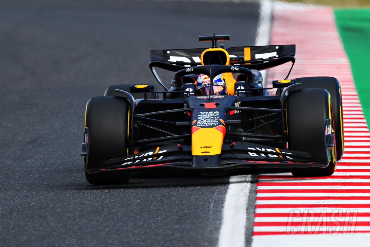 Max Verstappen heads Red Bull 1-2 in Japan after early delay for big crash