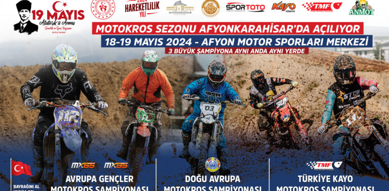 Motokrosta Nefesler Afyon’da Tutulacak