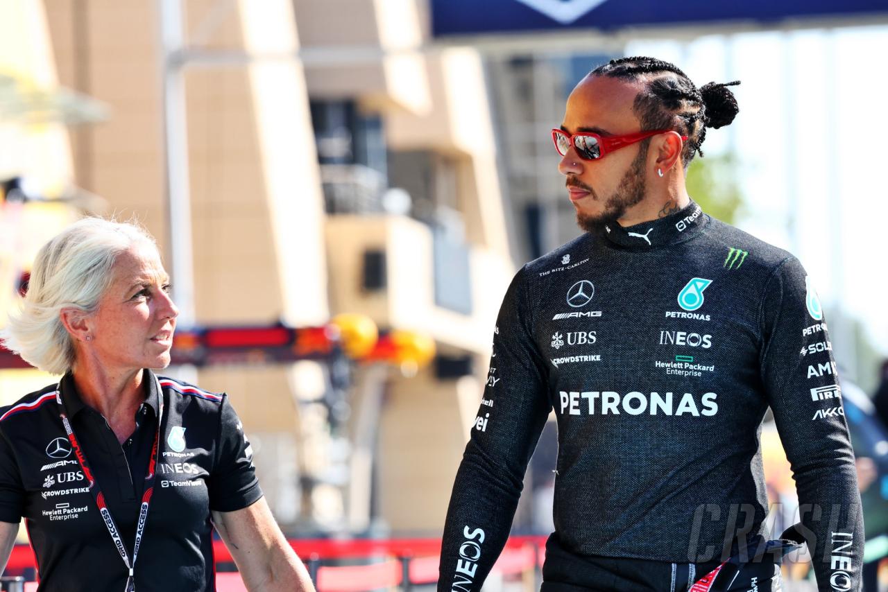 Lewis Hamilton’s first words after Angela Cullen starts new job in motorsports