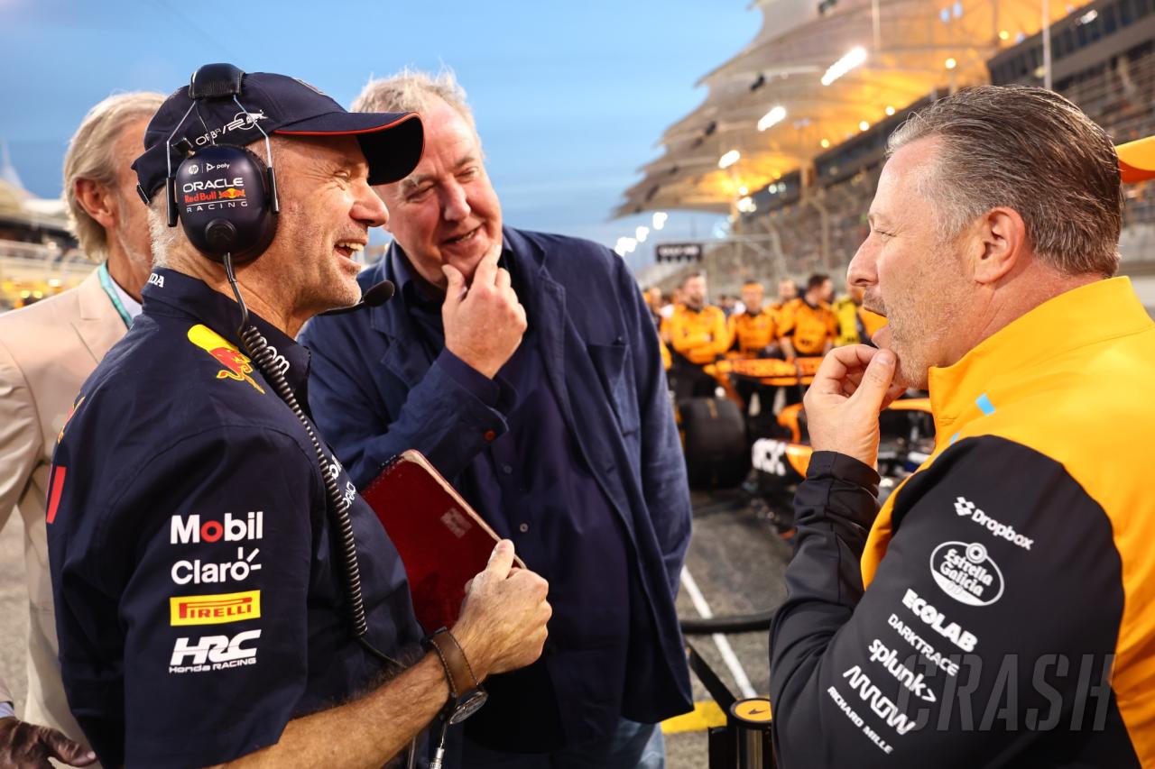 Jeremy Clarkson’s tip for schoolmate Adrian Newey’s next move