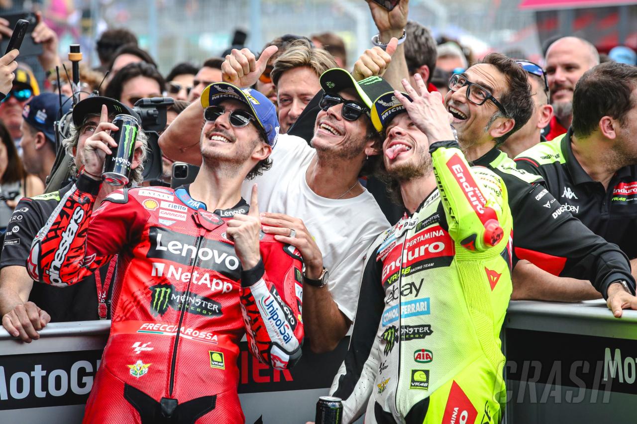 Valentino Rossi admits “I have a lot of responsibility” over Marco Bezzecchi